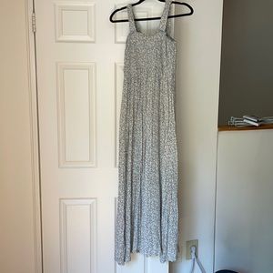 Sim & Sam Blue Floral Maxi Length Sundress Size M